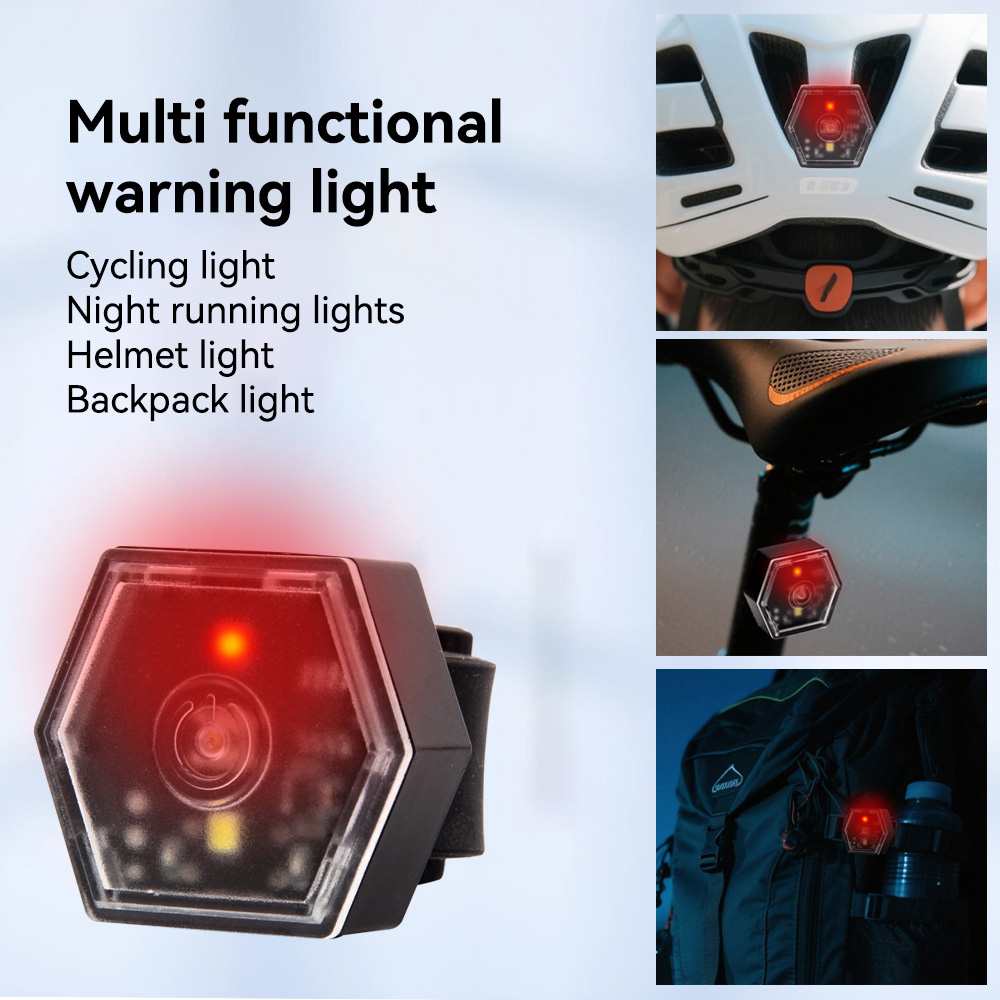 Cycling Backpack - Multifunctional Bicycle Tail Light for Cycling