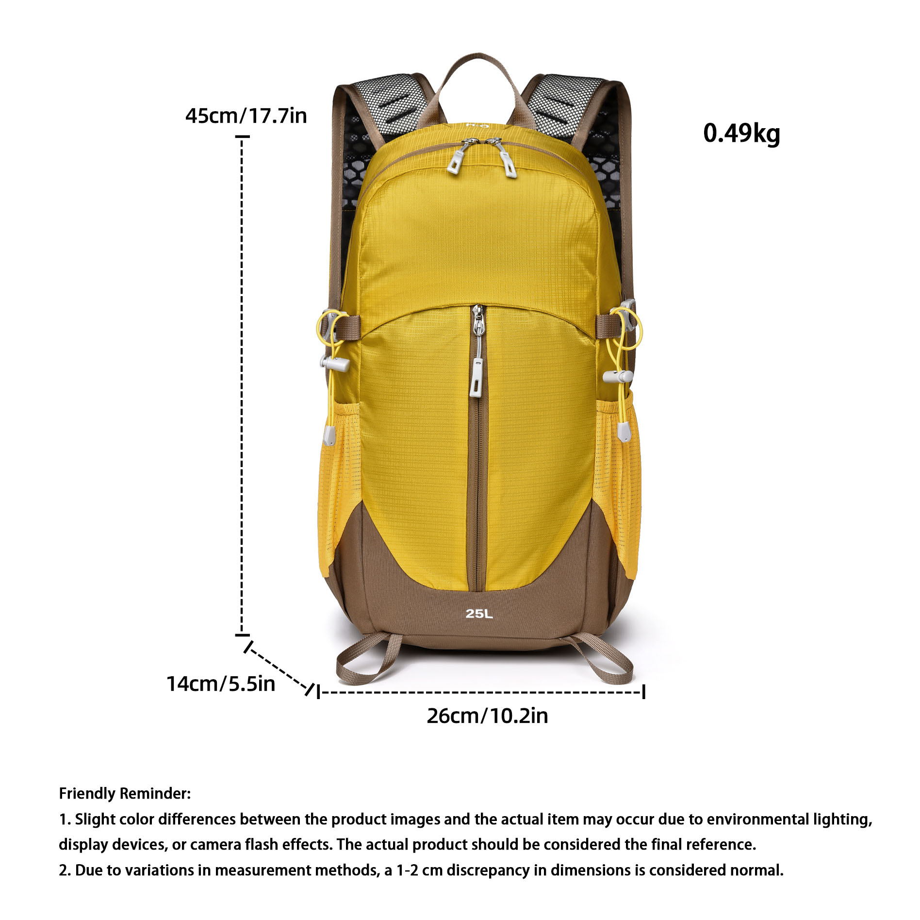 25l Large Capacity Hiking Back - Cycling Backpack 评论和价格