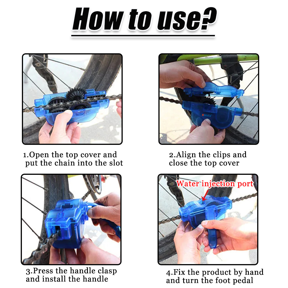 Chain Cleaner Cleaning Bicycle - Bicycle Chain Lubricant 评论和价格
