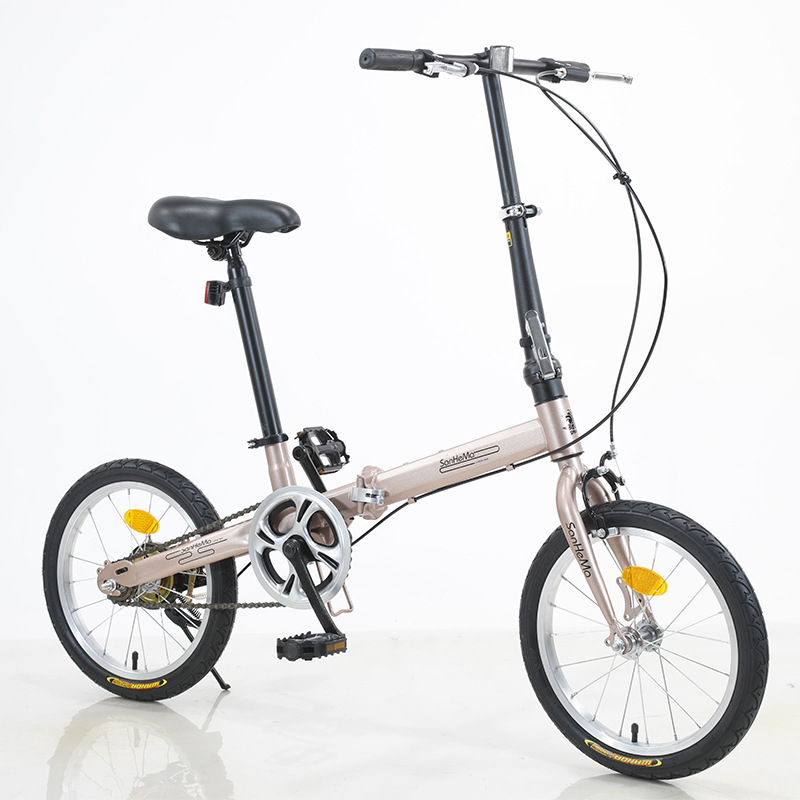 Sanhema 16 Inch Folding Bicycl - Cycling Gear Inches 评论和价格