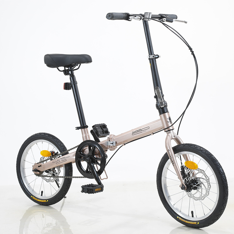 Sanhema 16 Inch Folding Bicycl - Cycling Gear Inches 评论和价格