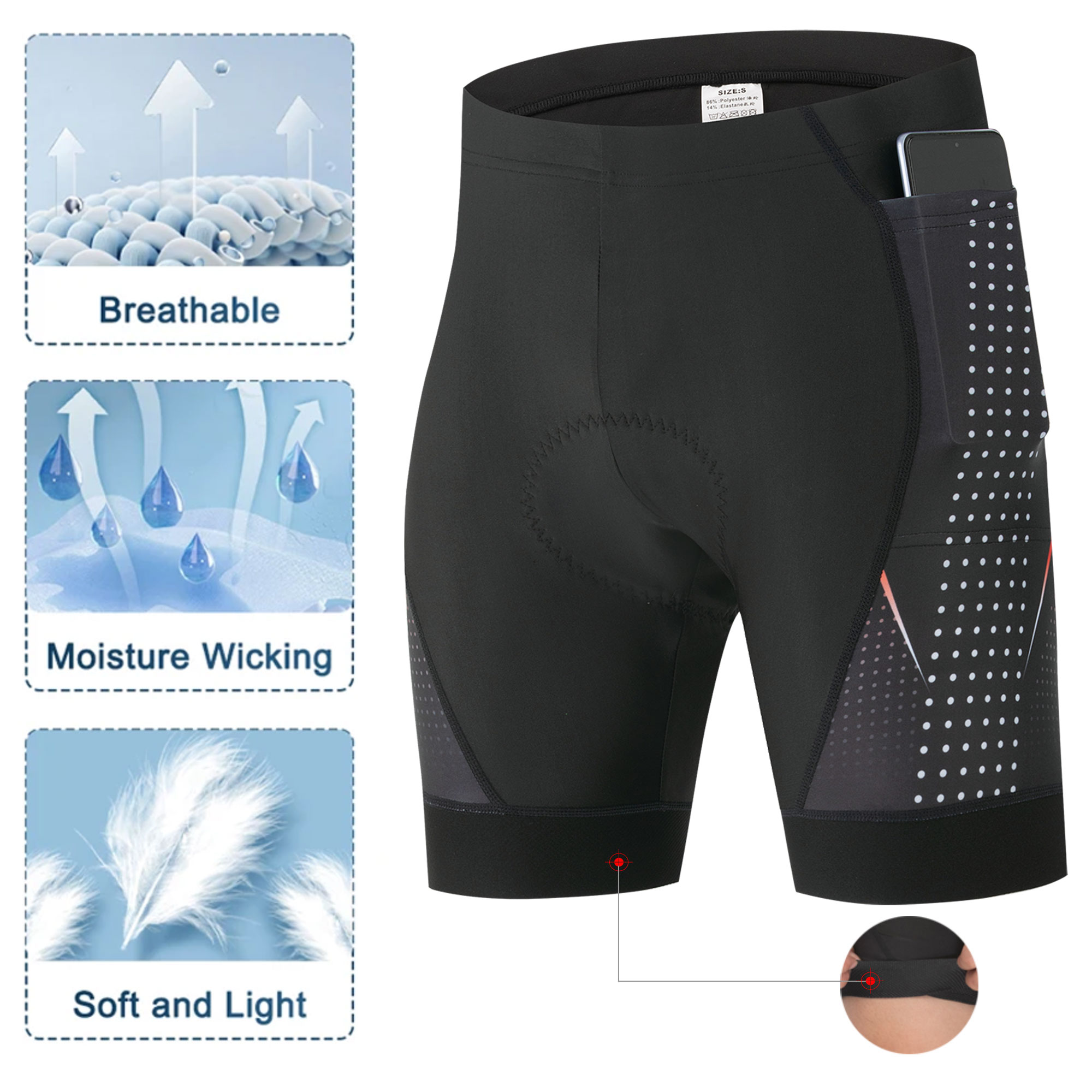 Premium Road Bike Shorts With  - Cycling Gear Padding 评论和价格