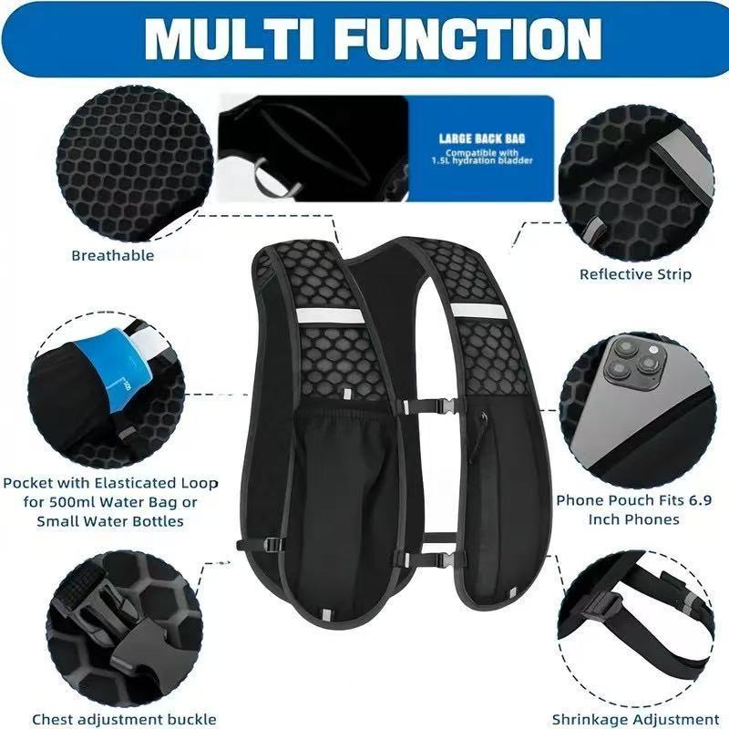 Running Vest Unisex Water-Resi - Cycling Backpack 评论和价格