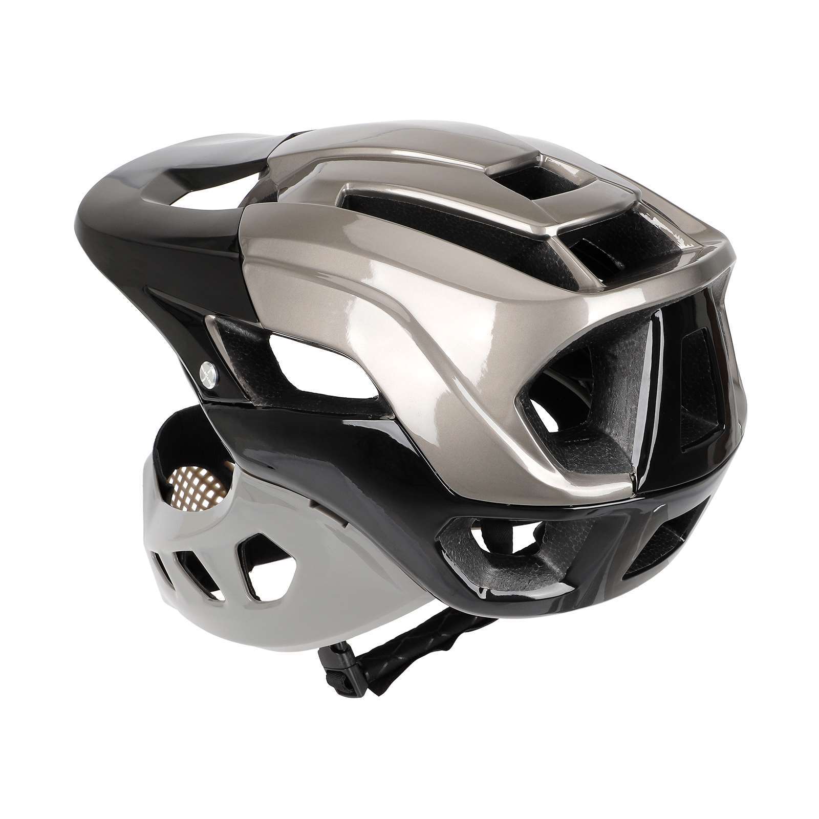 Detachable Full Face Riding He - Cycling Gear Black 评论和价格