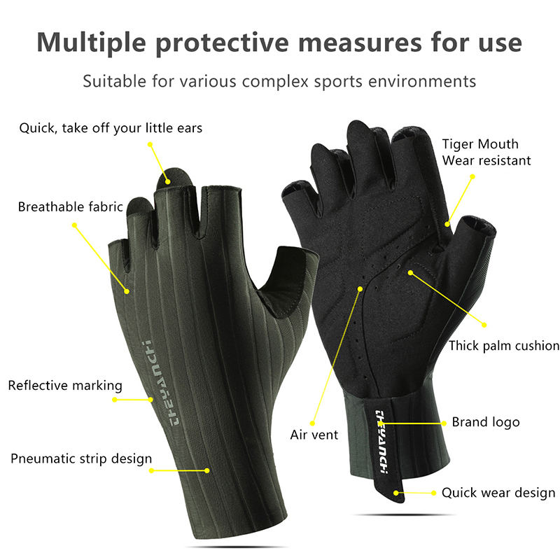 Summer Breathable Half Finger  - Cycling Gear Padding 评论和价格