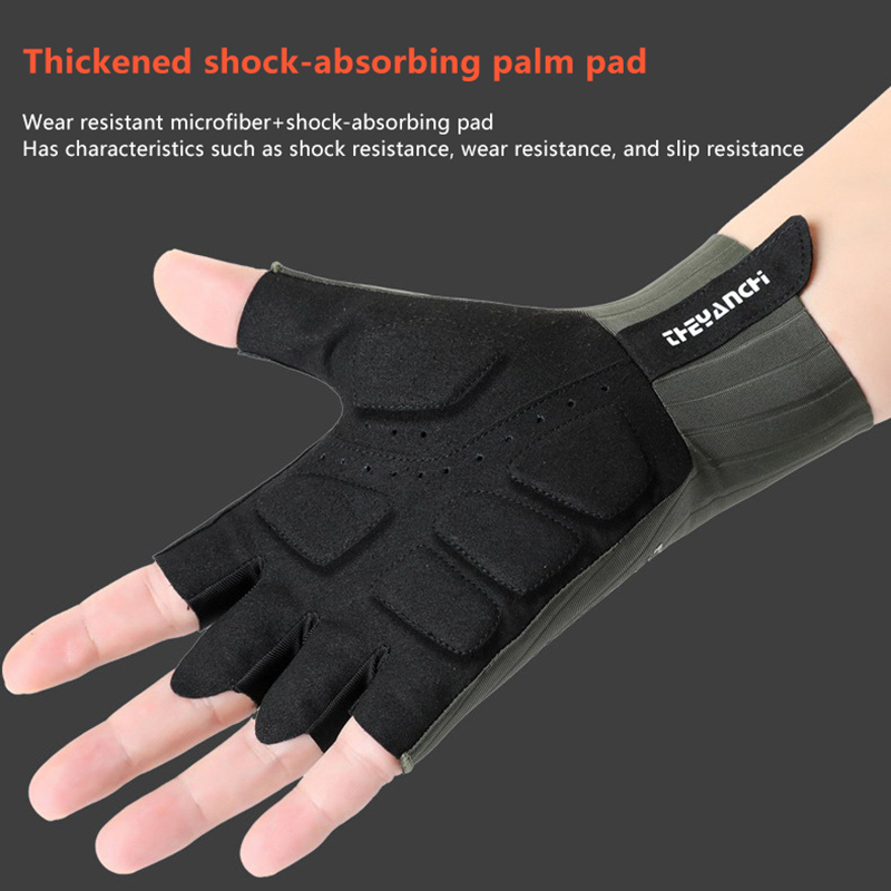 Summer Breathable Half Finger  - Cycling Gear Padding 评论和价格