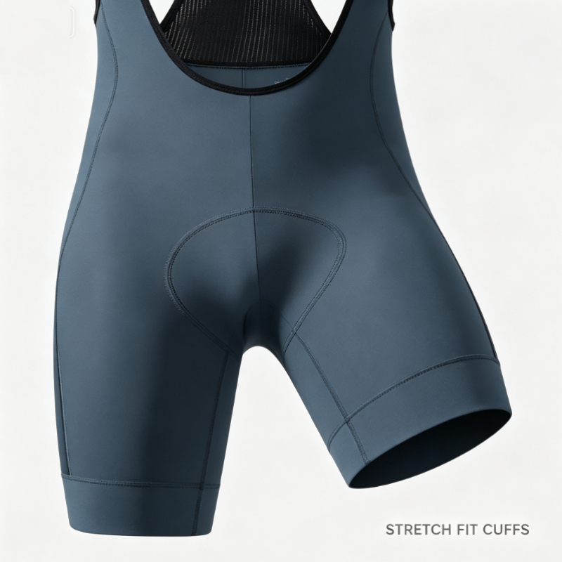 Gray-Blue Cycling Bib Shorts w - Cycling Gear Black 评论和价格