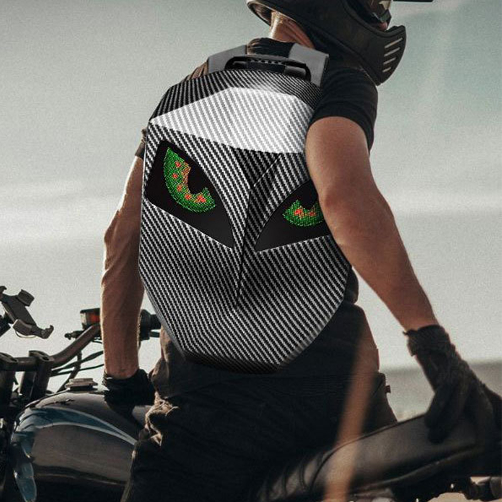 LED Backpack For Man PVC Hard  - Cycling Backpack 评论和价格
