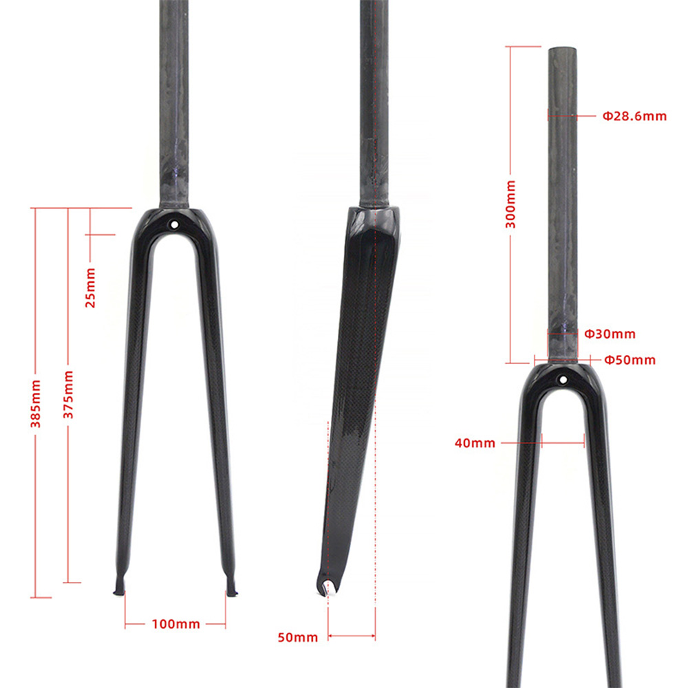 650C Full Carbon Rigid Front F - Cycling Gear Inches 评论和价格