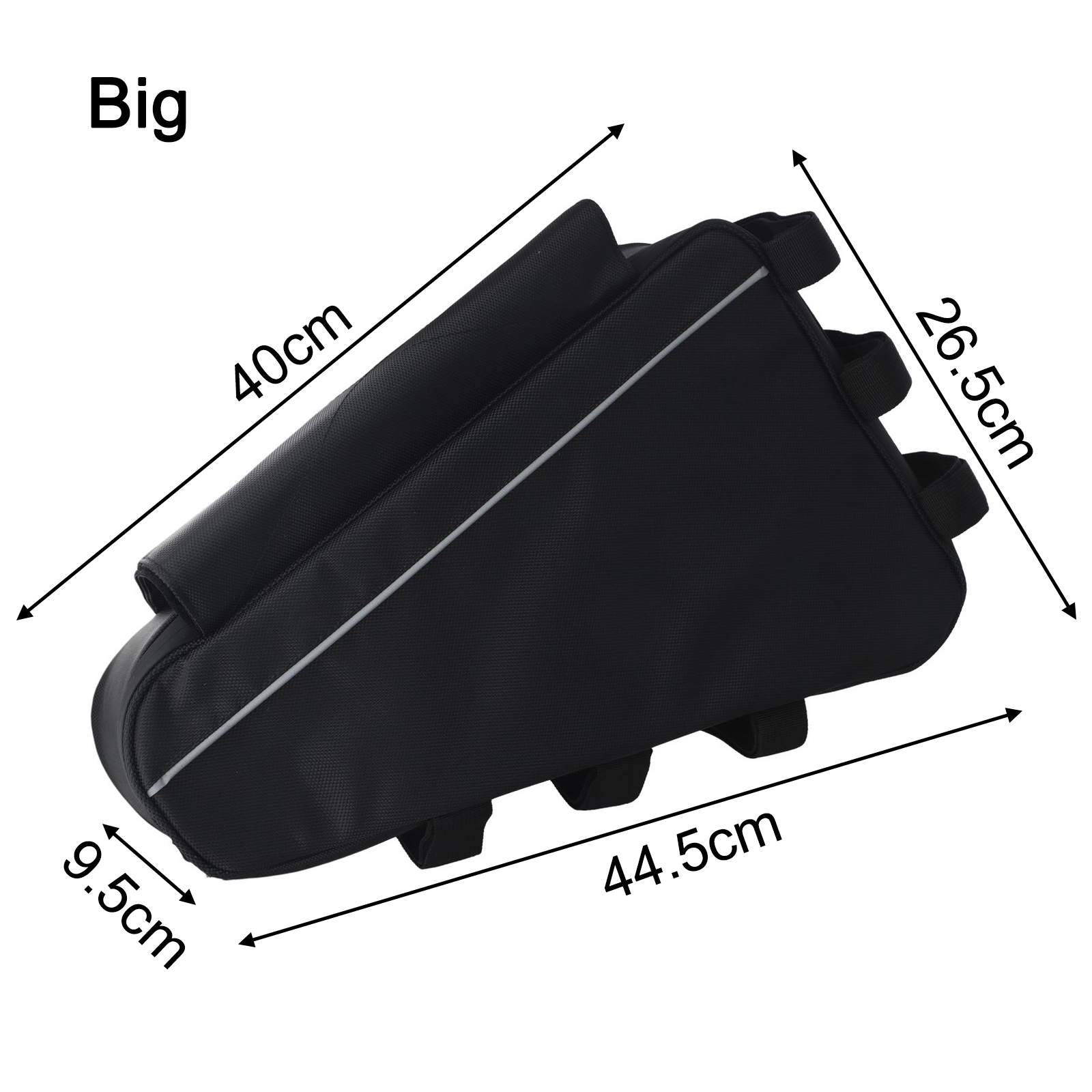 Waterproof Triangular Bike Fra - Cycling Gear Black 评论和价格